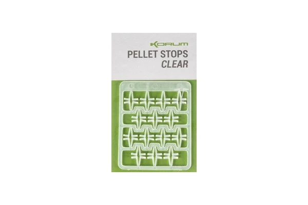 KORUM Pellet Stops - Clear 3 KORUM Pellet Stops - Clear