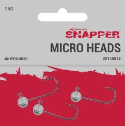 Korum Snapper Micro Heads Size 4 (3 Pieces)