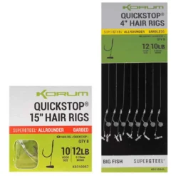 KORUM Big Fish Barbed Tied Hook 38 Cm