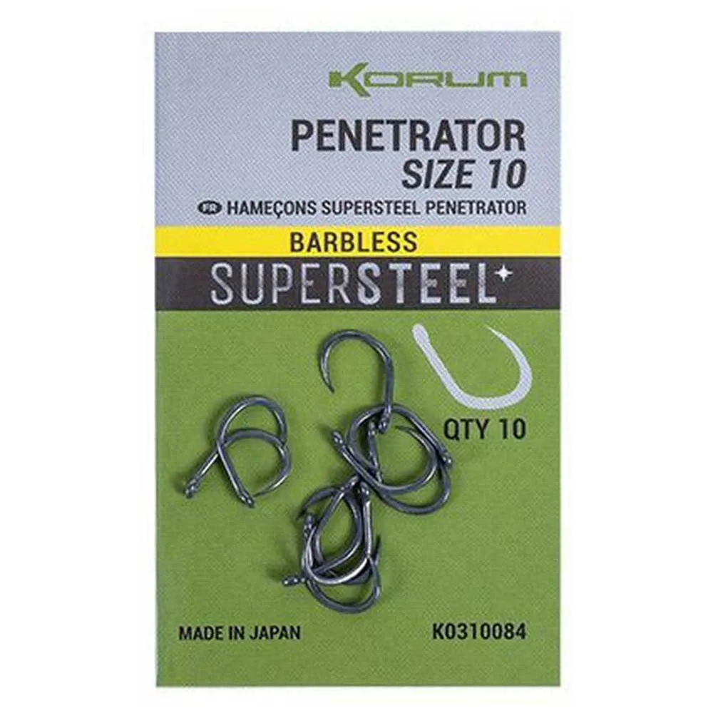KORUM Penetrator Barbless Single Eyed Hook 5 KORUM Penetrator Barbless Single Eyed Hook - Image 3