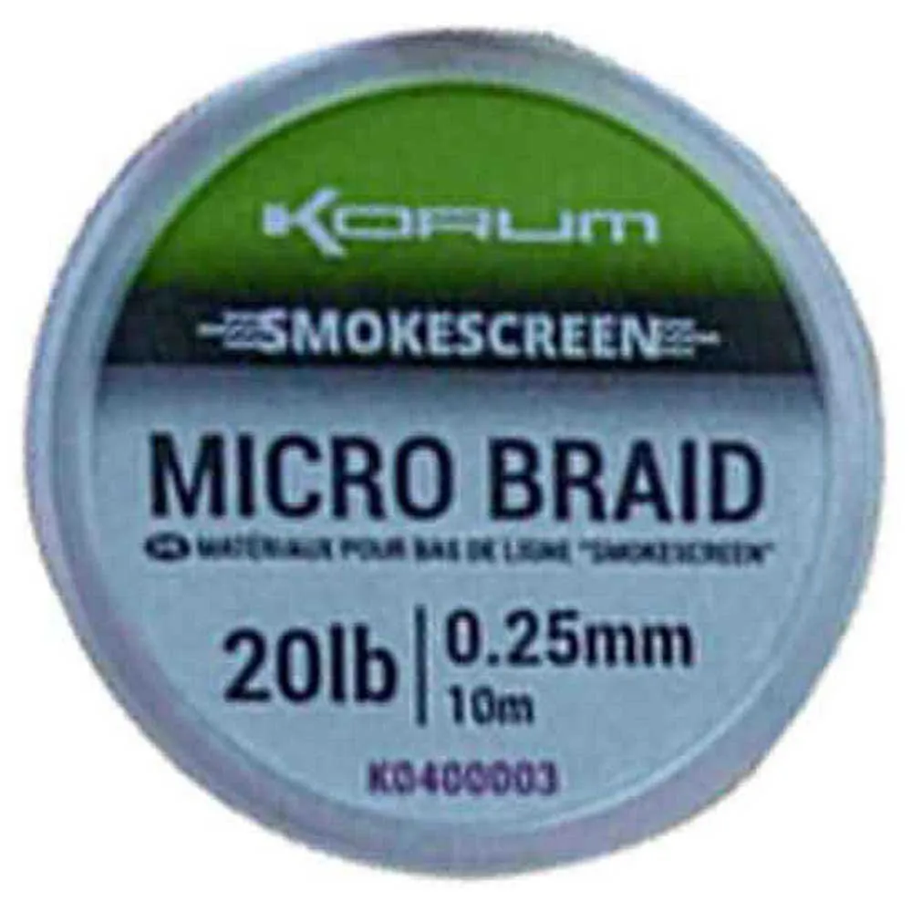 KORUM Smokescreen Micro Braided Line 10 M 3 KORUM Smokescreen Micro Braided Line 10 M