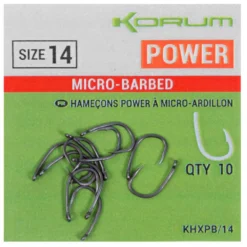 KORUM Xpert Power Micro Barbed Single Eyed Hook -Korum korum xpert power micro barbed single eyed hook 3